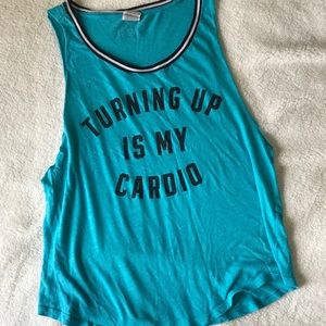 VS PINK Turning up is my cardio